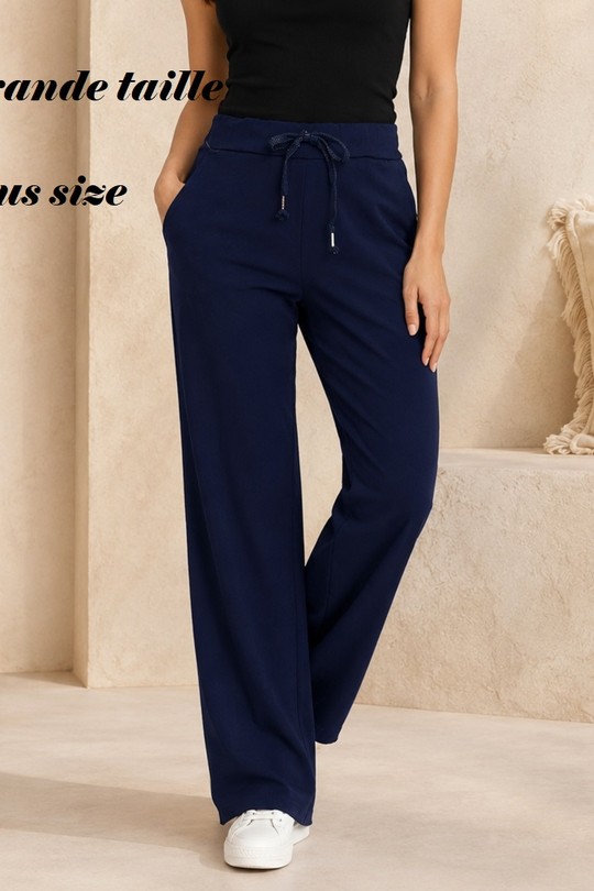23E06P08-PLUS SIZE-BLEU MARINE