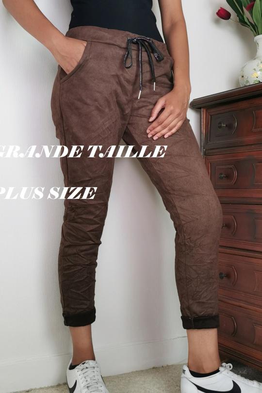 34E00P85-PLUS SIZE-MARRON