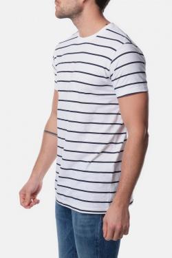 T-SHIRT À RAYURE SHOJI-2-NAVY