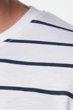 T-SHIRT À RAYURE SHOJI-2-NAVY