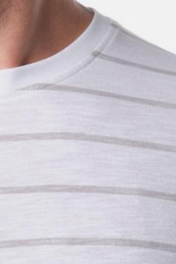 T-SHIRT À RAYURE SHOJI-2-NAVY