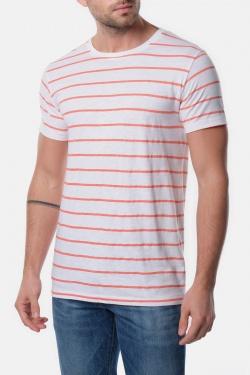 T-SHIRT À RAYURE SHOJI-2-NAVY