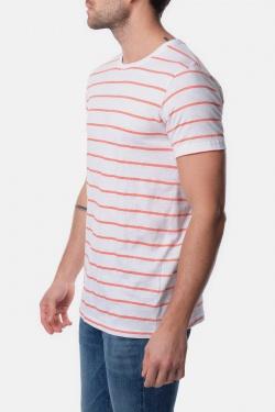 T-SHIRT À RAYURE SHOJI-2-NAVY