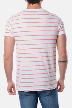 T-SHIRT À RAYURE SHOJI-2-NAVY