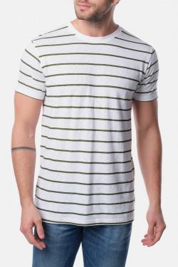 T-SHIRT À RAYURE SHOJI-2-NAVY