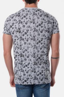 T-SHIRT IMPRIMÉ HYUGA-2-TURQUOISE