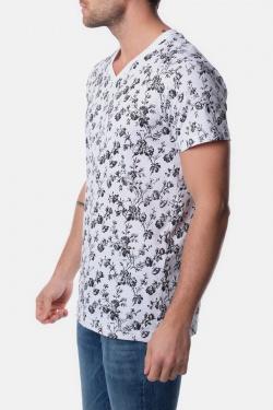 T-SHIRT IMPRIMÉ HYUGA-2-TURQUOISE