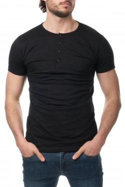 T-SHIRT MANCHES COURTES ELAM-2-NOIR