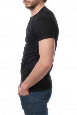 T-SHIRT MANCHES COURTES ELAM-2-NOIR