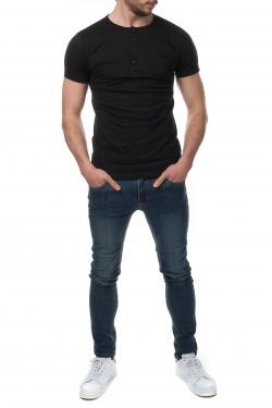 T-SHIRT MANCHES COURTES ELAM-2-NOIR