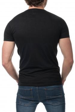 T-SHIRT MANCHES COURTES ELAM-2-NOIR