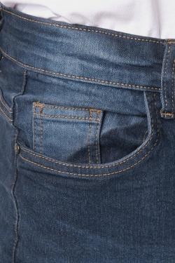 BERMUDA JEAN CHOPPER-BLEU BRUT