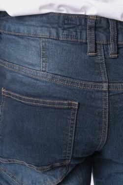 BERMUDA JEAN CHOPPER-BLEU BRUT