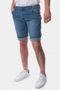 BERMUDA JEAN CHOPPER-BLEU BRUT