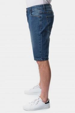 BERMUDA JEAN CHOPPER-BLEU BRUT