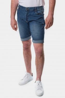 BERMUDA JEAN CHOPPER-BLEU BRUT