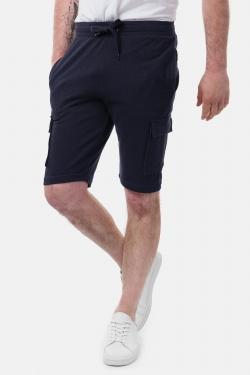 CARGEL-SHORT CARGO EN MAILLE-TAUPE