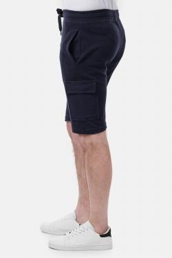 CARGEL-SHORT CARGO EN MAILLE-TAUPE