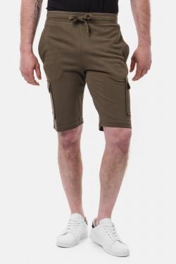 CARGEL-SHORT CARGO EN MAILLE-TAUPE