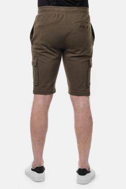 CARGEL-SHORT CARGO EN MAILLE-TAUPE