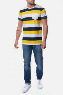 T-SHIRT A RAYURES VANITAS-GRIS