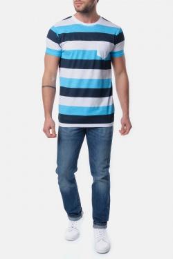 T-SHIRT A RAYURES VANITAS-GRIS