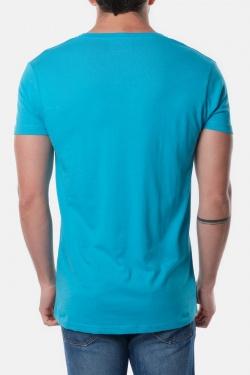 T-SHIRT MANCHES COURTES BORN-TURQUOISE