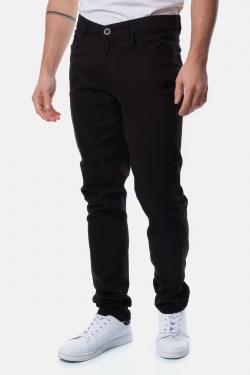 PANTALON CHINO UNI 5 POCHES RORONOA-NOIR