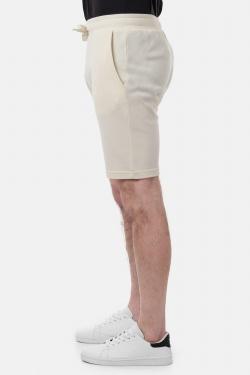 FOXELL-SHORT EN MAILLE PIQUEE-ECRU