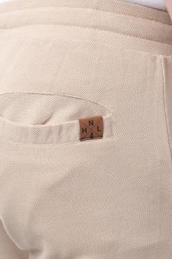 FOXELL-SHORT EN MAILLE PIQUEE-ECRU