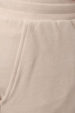 FOXELL-SHORT EN MAILLE PIQUEE-ECRU