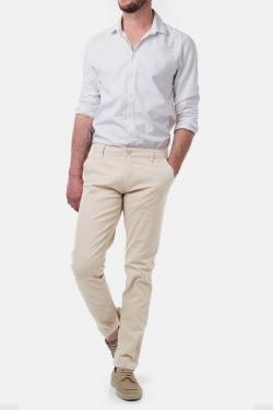 PANTALON CHINO UNI-RIKA-ECRU
