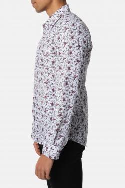 CHEMISE IMPRIMÉE ARCANIN-(S-XXL)-GRIS