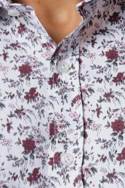 CHEMISE IMPRIMÉE ARCANIN-(S-XXL)-GRIS