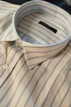 CHEMISE A RAYURE NEMO-(S-XXL)-CIEL