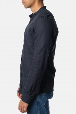 CHEMISE COL MAO DADAM-BLEU