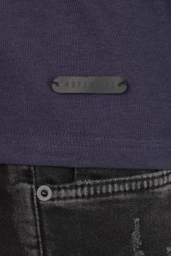 T-SHIRT UNI COL ROND-YUKINE-NOIR