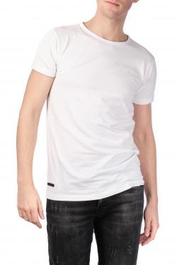 T-SHIRT UNI COL ROND-YUKINE-NOIR