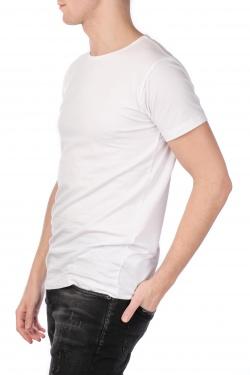 T-SHIRT UNI COL ROND-YUKINE-NOIR