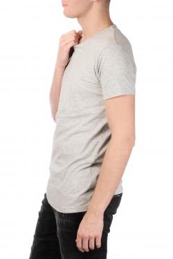 T-SHIRT UNI COL ROND-YUKINE-NOIR