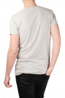 T-SHIRT UNI COL ROND-YUKINE-NOIR