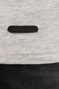 T-SHIRT UNI COL ROND-YUKINE-NOIR