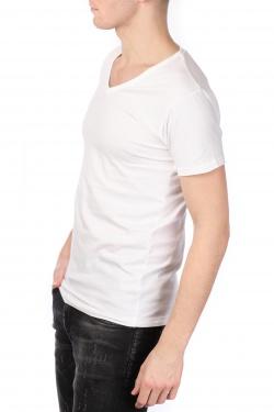 T-SHIRT UNI COL ROND-LAXUS-NOIR