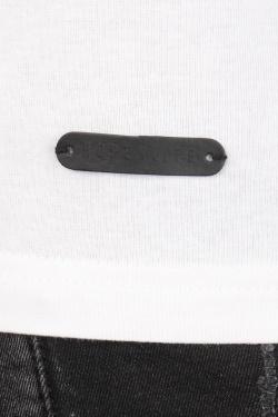 T-SHIRT UNI COL ROND-LAXUS-NOIR