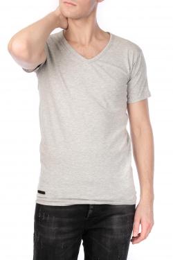 T-SHIRT UNI COL ROND-LAXUS-NOIR