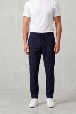 PANTALON CHIC DÉCONTRACTÉ À CORDON FRIEREN-BLEU FONCÉ