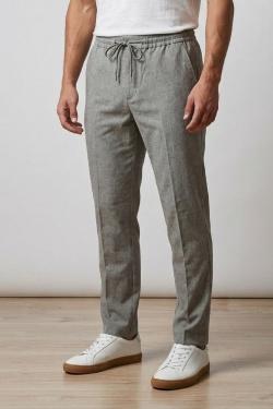 PANTALON CHIC DÉCONTRACTÉ À CORDON FRIEREN-BLEU FONCÉ