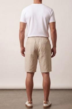 SHORT CHIC DÉCONTRACTÉ À CORDON-FERN-BLEU