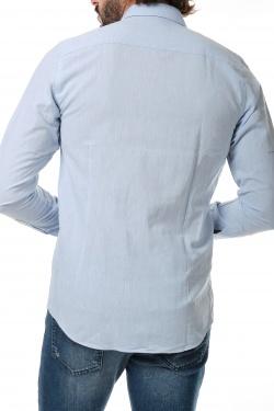 CHEMISE UNIE RON-XXL-BLEU