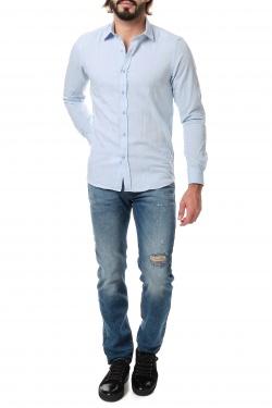 CHEMISE UNIE RON-XXL-BLEU